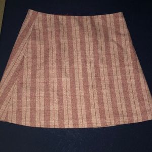 Aritzia Wilfred Classic Skirt Red Plaid